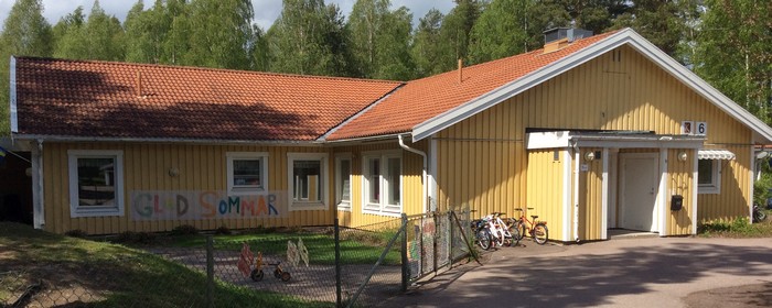 Slättas förskolas gula hus