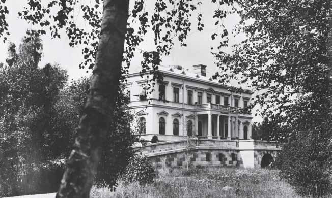 Villa Bergalid. Äldre foto, Dalarnas museums arkiv.