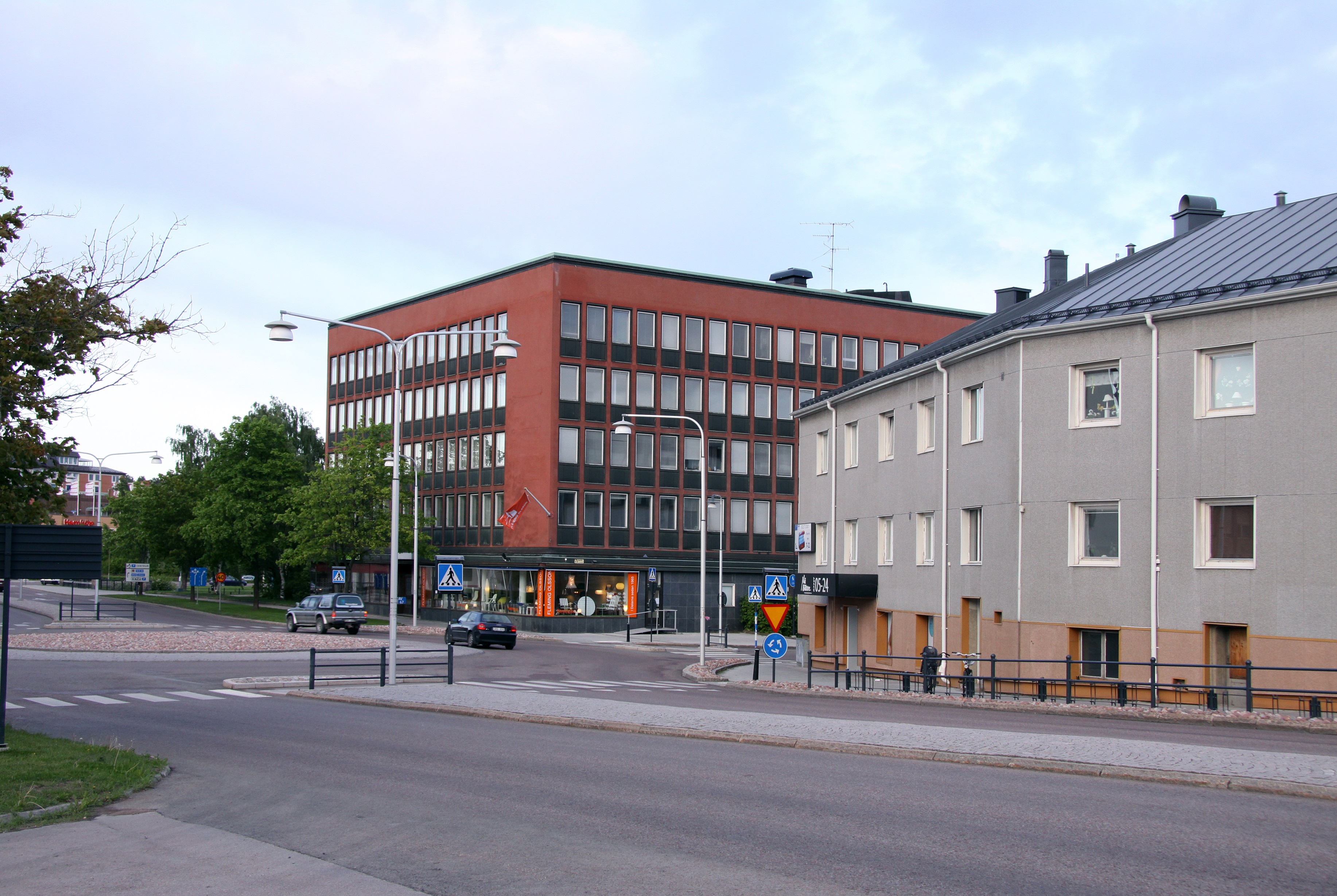 Korsningen Gruvgatan-Myntgatan.