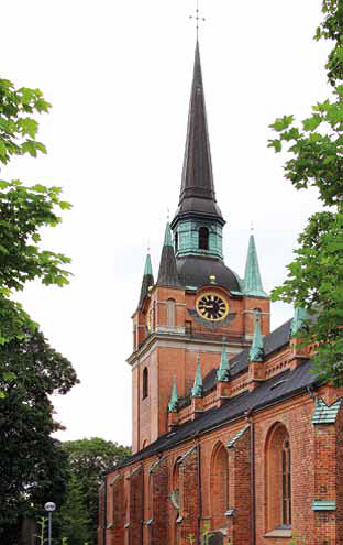 Tornet på Stora Kopparbergs kyrka.